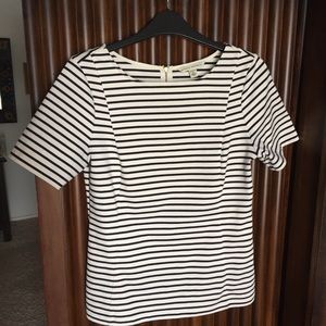 Banana Republic Navy and White Top